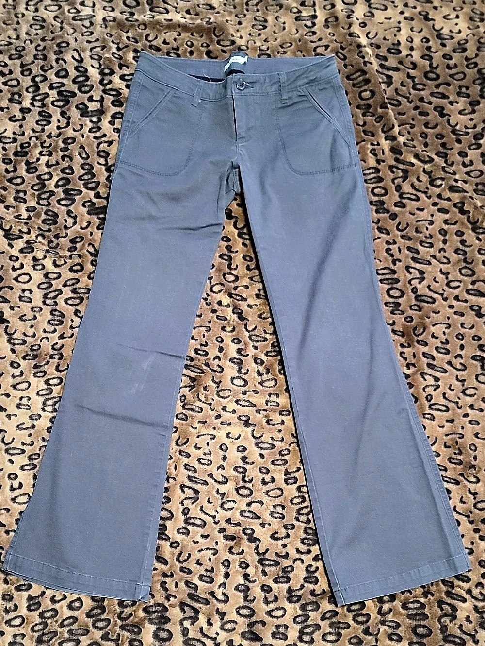 Cielo Classic Women's Flare Pants Gray Size 5